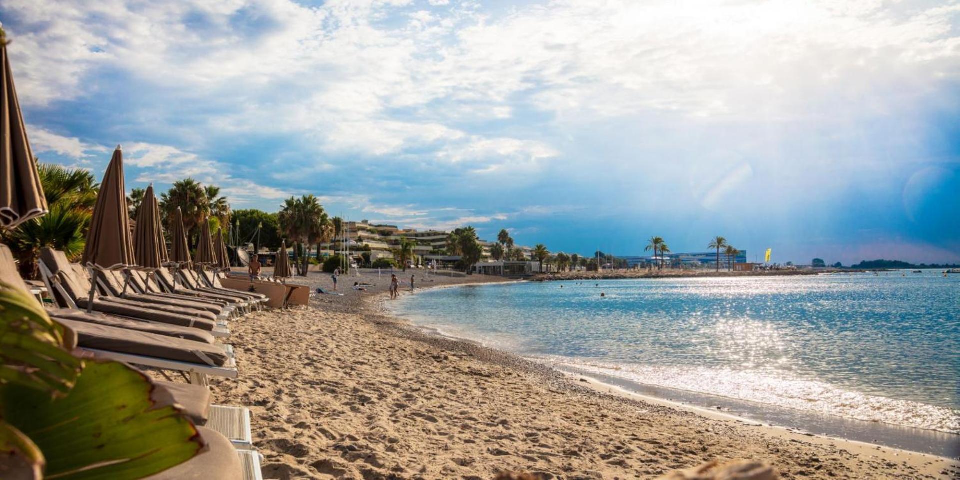 Magnifique 2 Pieces Vue Mer - Parking Proche Plage Saint-Laurent-du-Var Exteriér fotografie